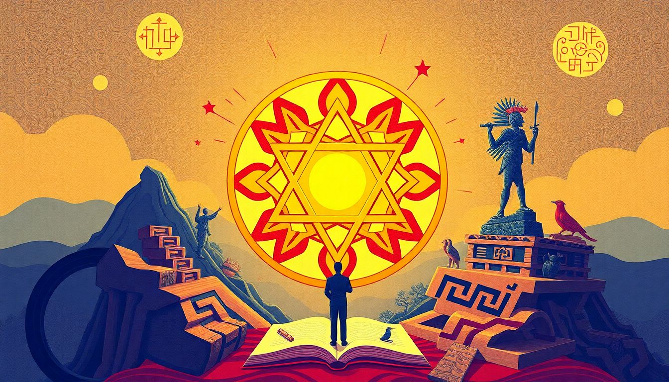 Hexagram Symbolism Across Cultures and Philosophies