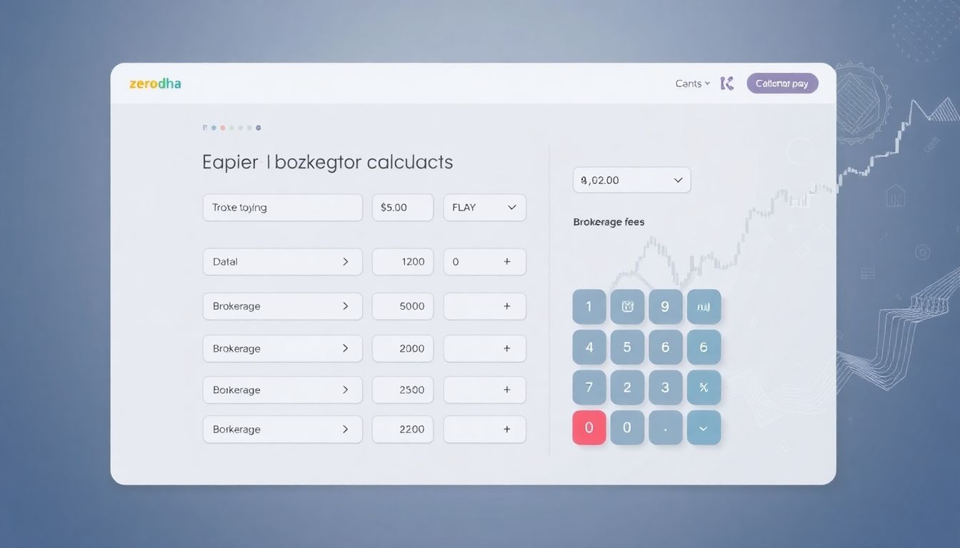 Zerodha Brokerage Calculator