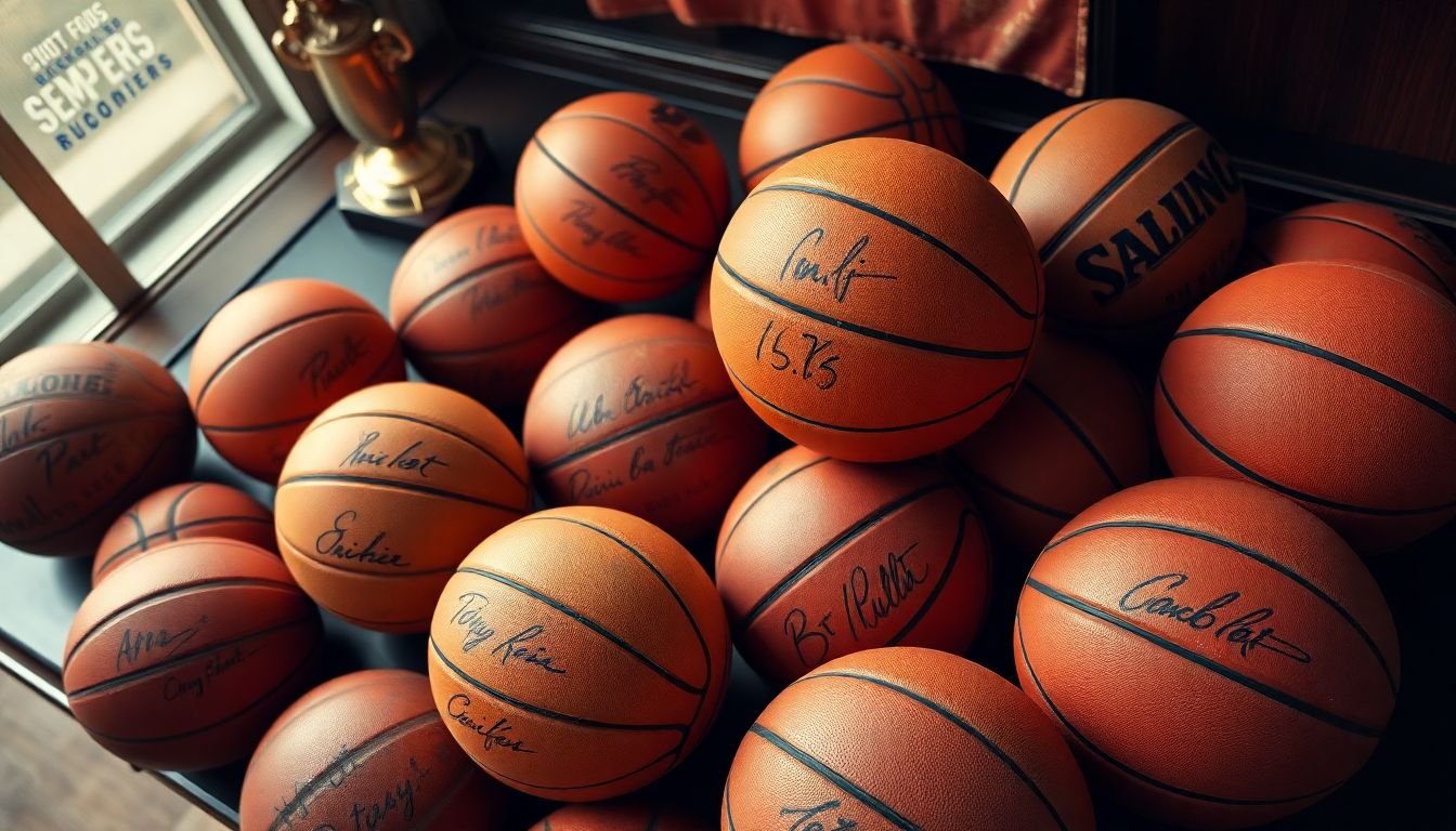 Signed Autographed Basketballs