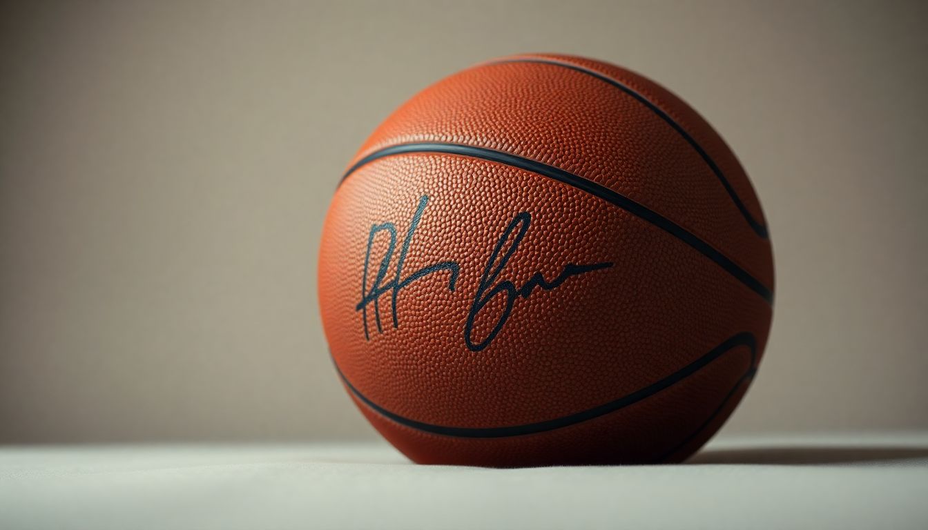 Signed Autographed Basketball