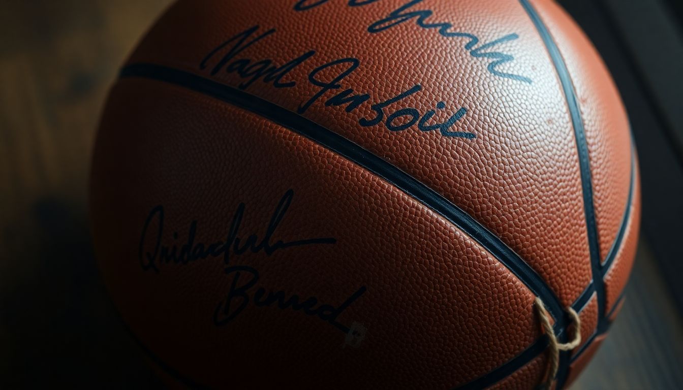 Autographed Basketballs