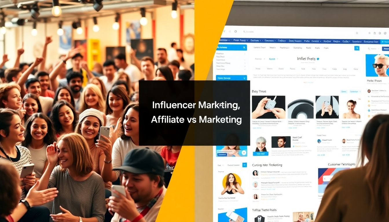 Influencer Marketing vs. Affiliate Marketing