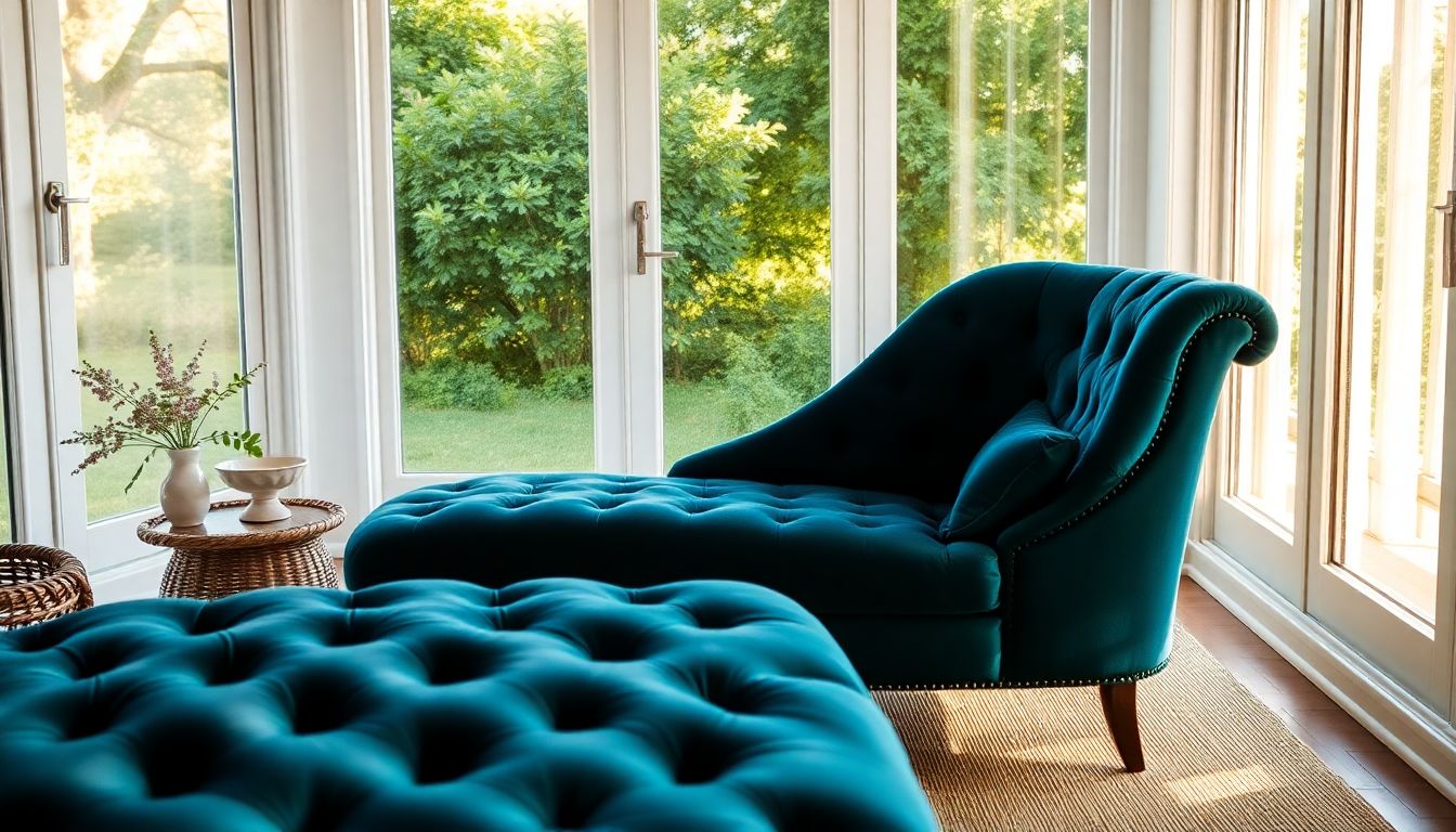 Tufted Chaise Lounge