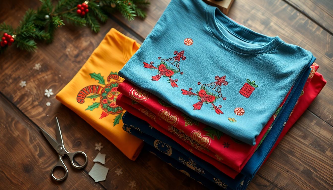 Top Tips for Easy Christmas T-Shirt Printing