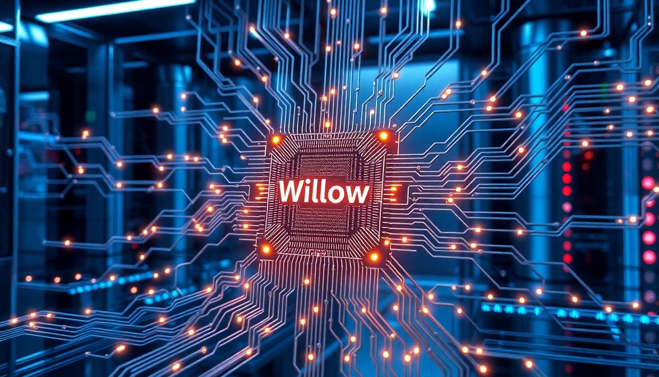 Google Quantum Computing Chip Willow
