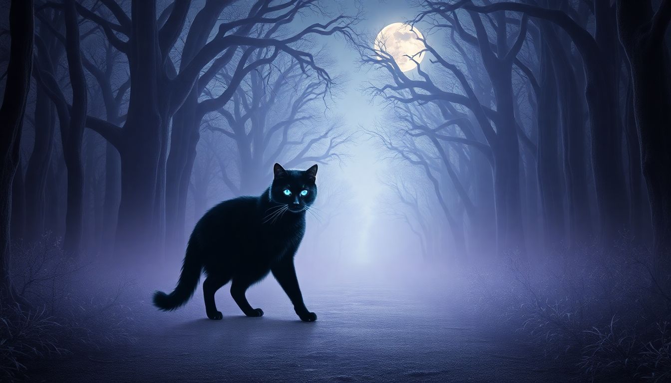 Black Cat Crossing Your Path in a Dream