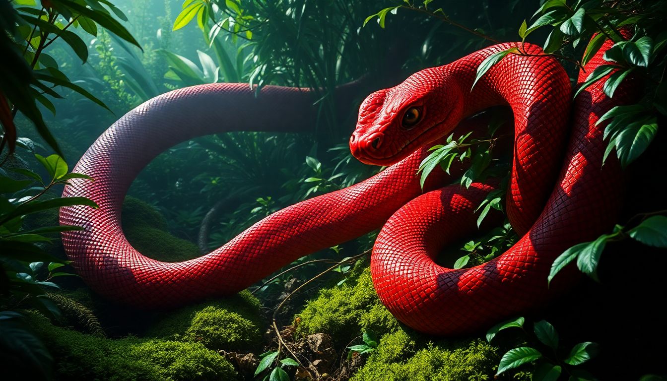 Decoding the Red Serpent: Unveiling the Secrets of Red Snake Dreams