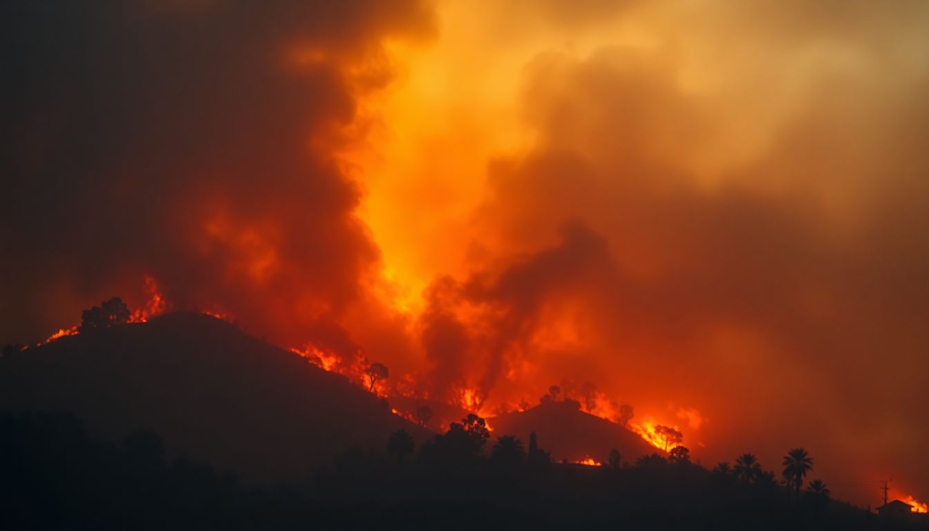 Hollywood Hills Fire