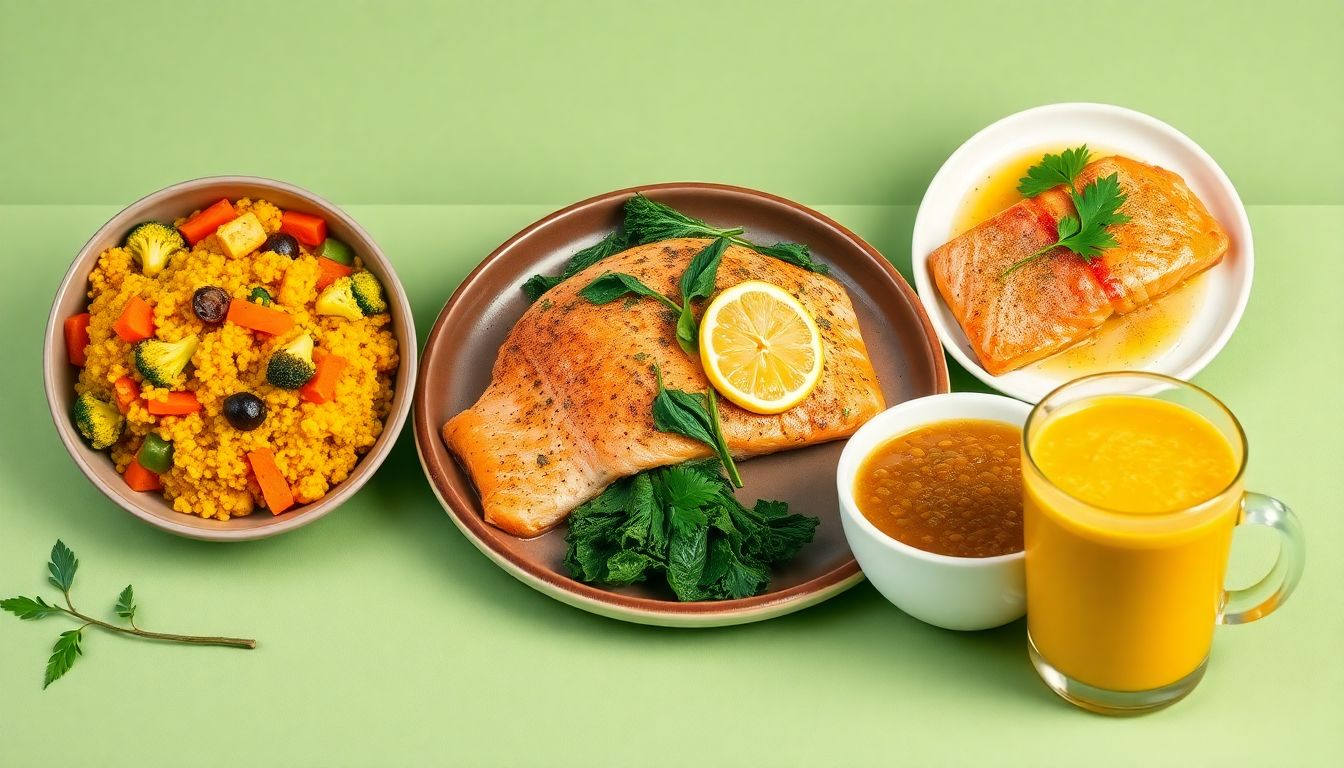 5 Anti-Inflammatory Recipes Packed with Turmeric, Omega-3s & Leafy Greens for Pain Relief