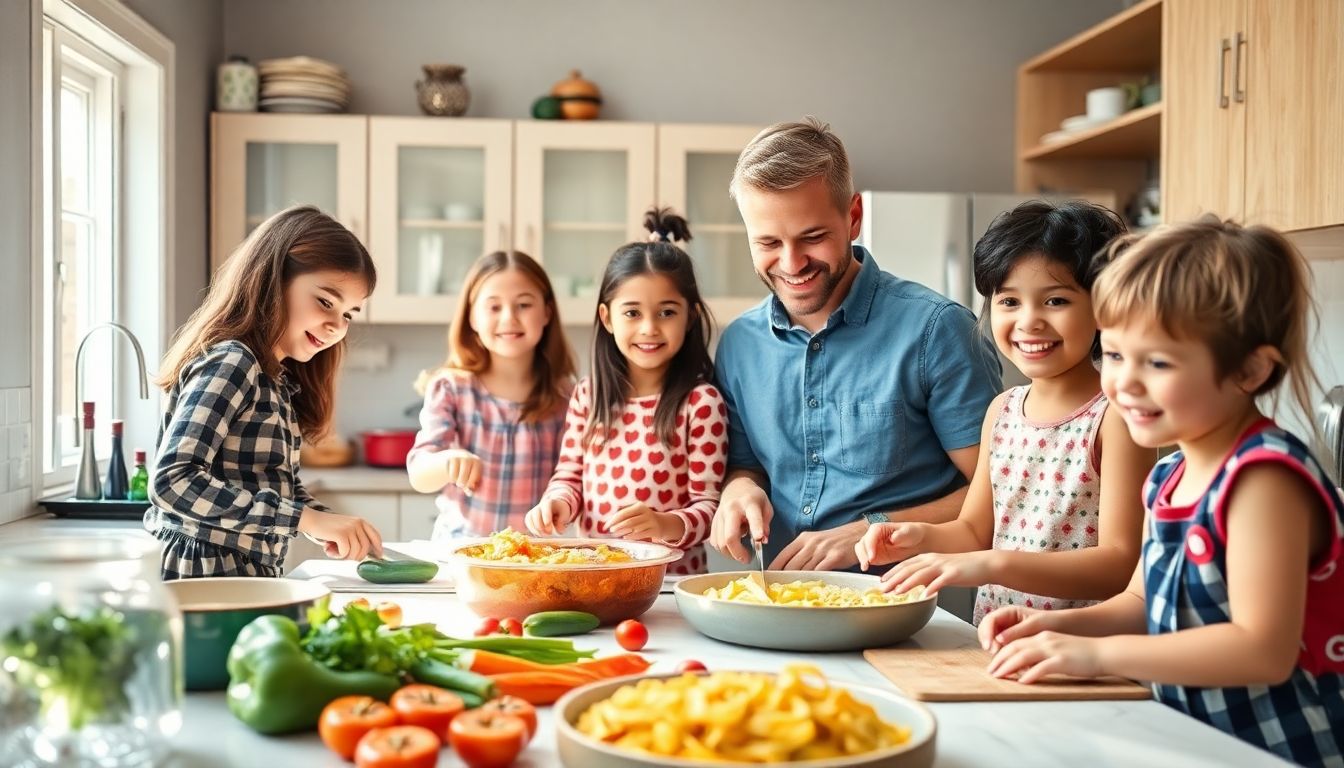 Jantar Simples com Crianças