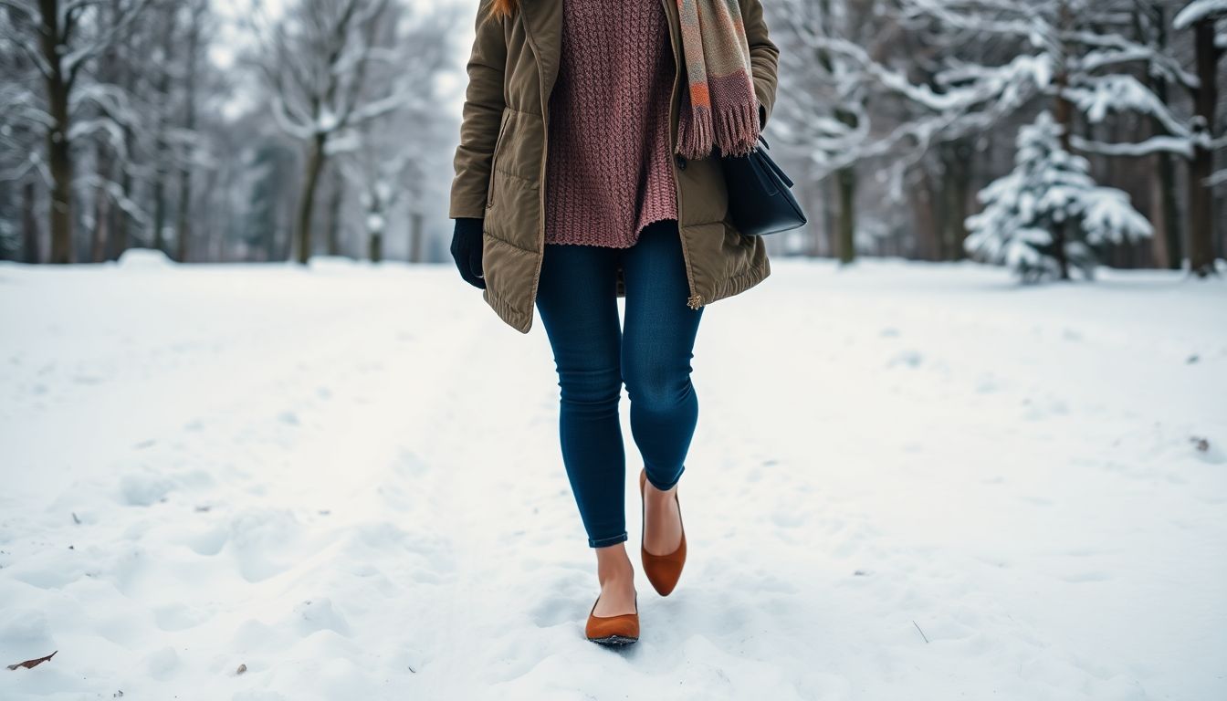 6 Clever Ways to Wear Flats in the Winter: Stay Warm & Stylish