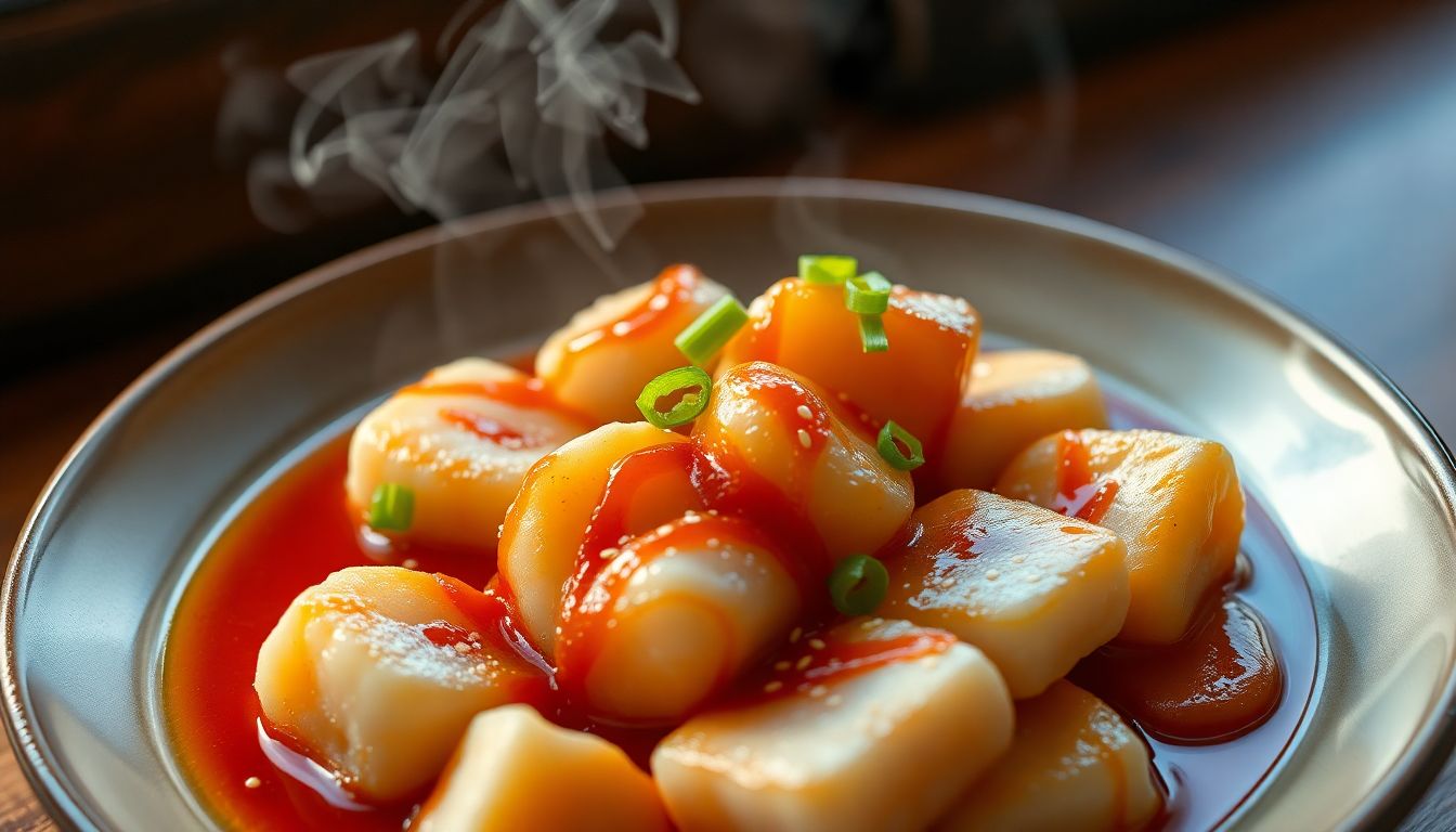 Korean Fish Cakes with Scallops