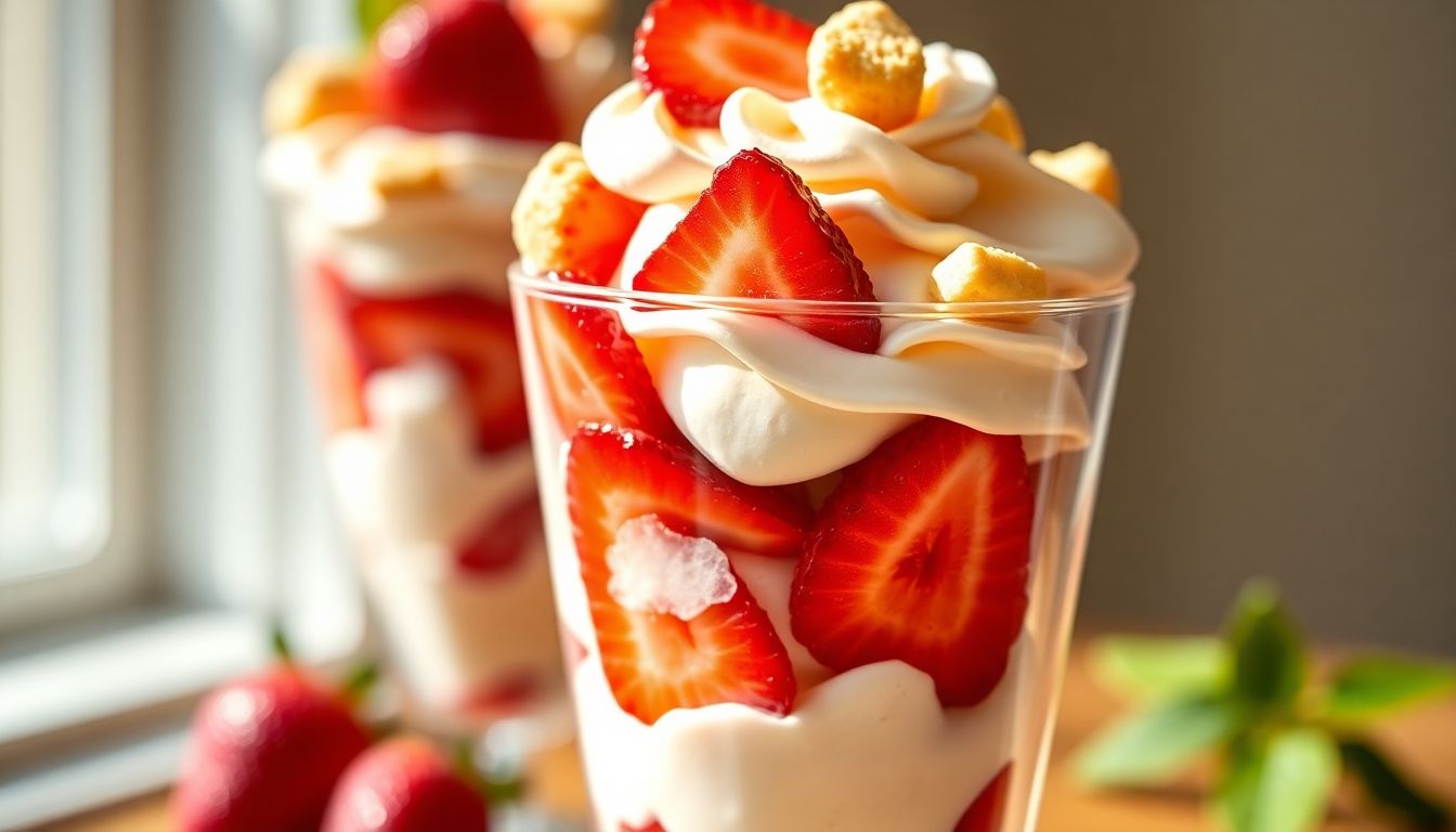 Strawberry Shortcake Parfait