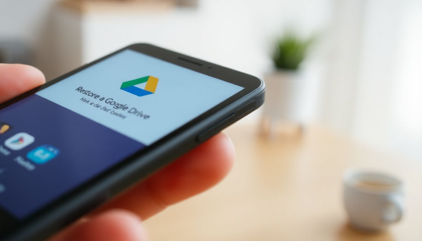 استعادة نسخة احتياطية من Google Drive على Android