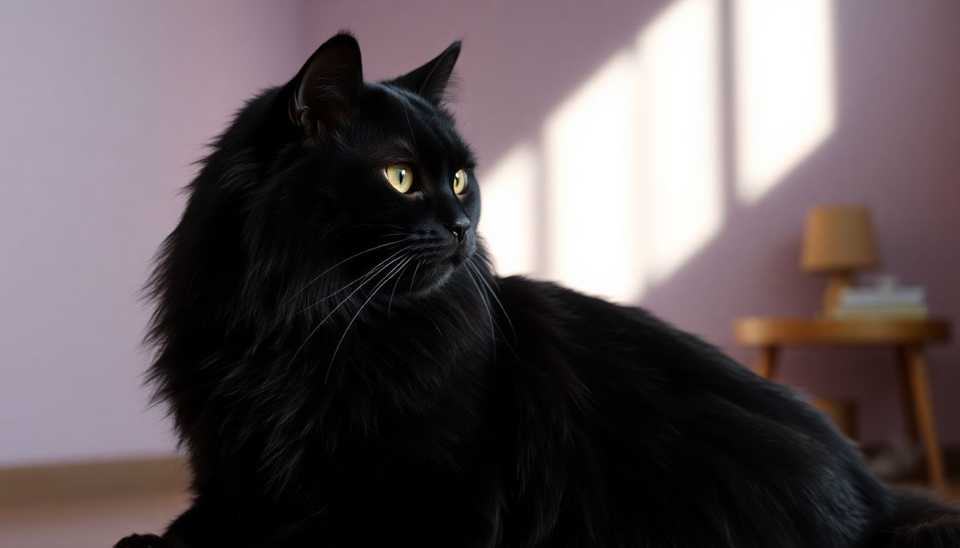 Majestic Midnight: Exploring Black Long-Haired Cat Breeds
