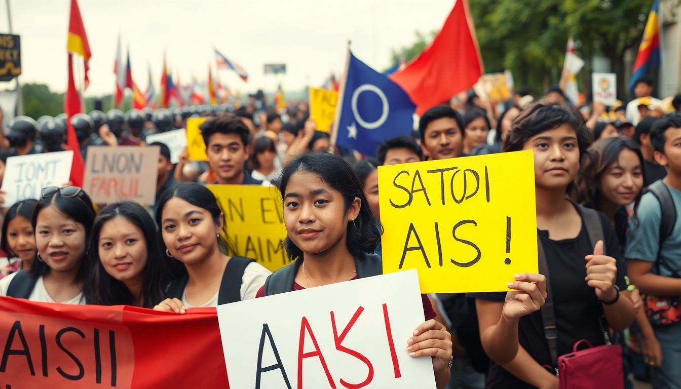 Aksi Demo Mahasiswa