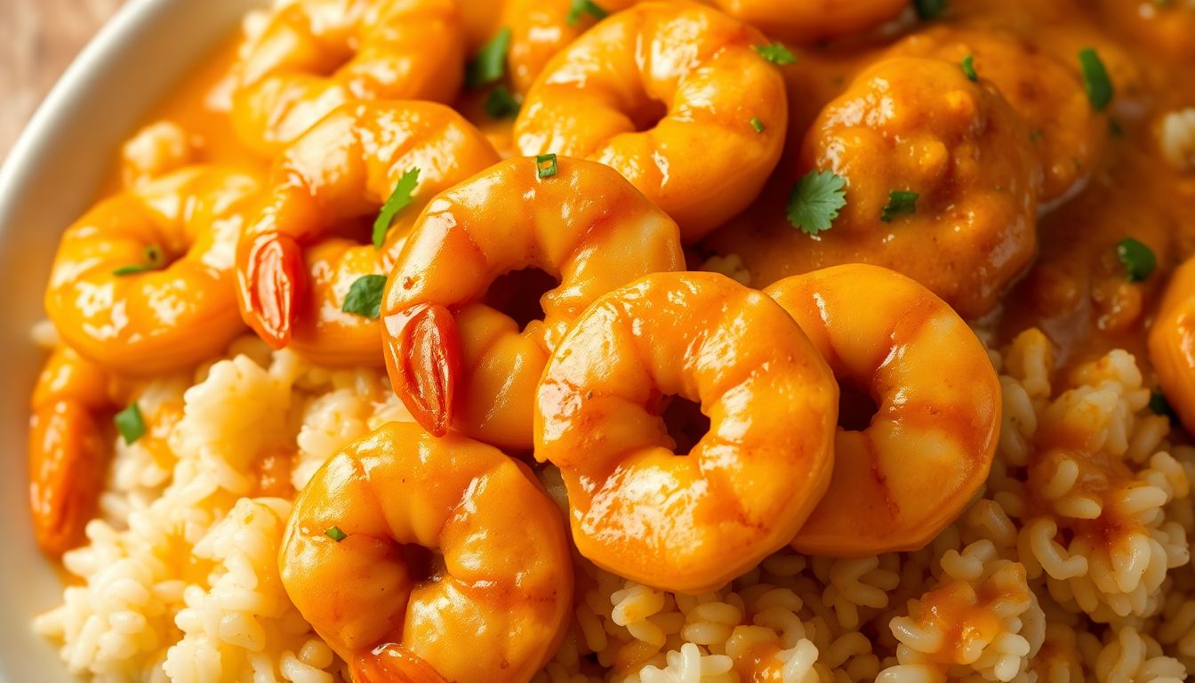 Creamy Cajun Shrimp and Rice