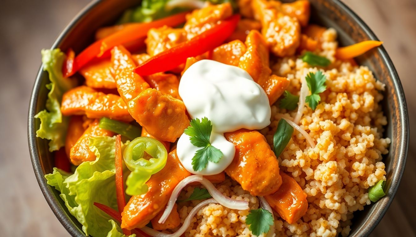 Spicy Chicken Fajita Bowl