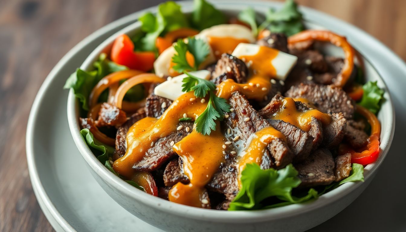 Philly Cheesesteak Protein Bowl