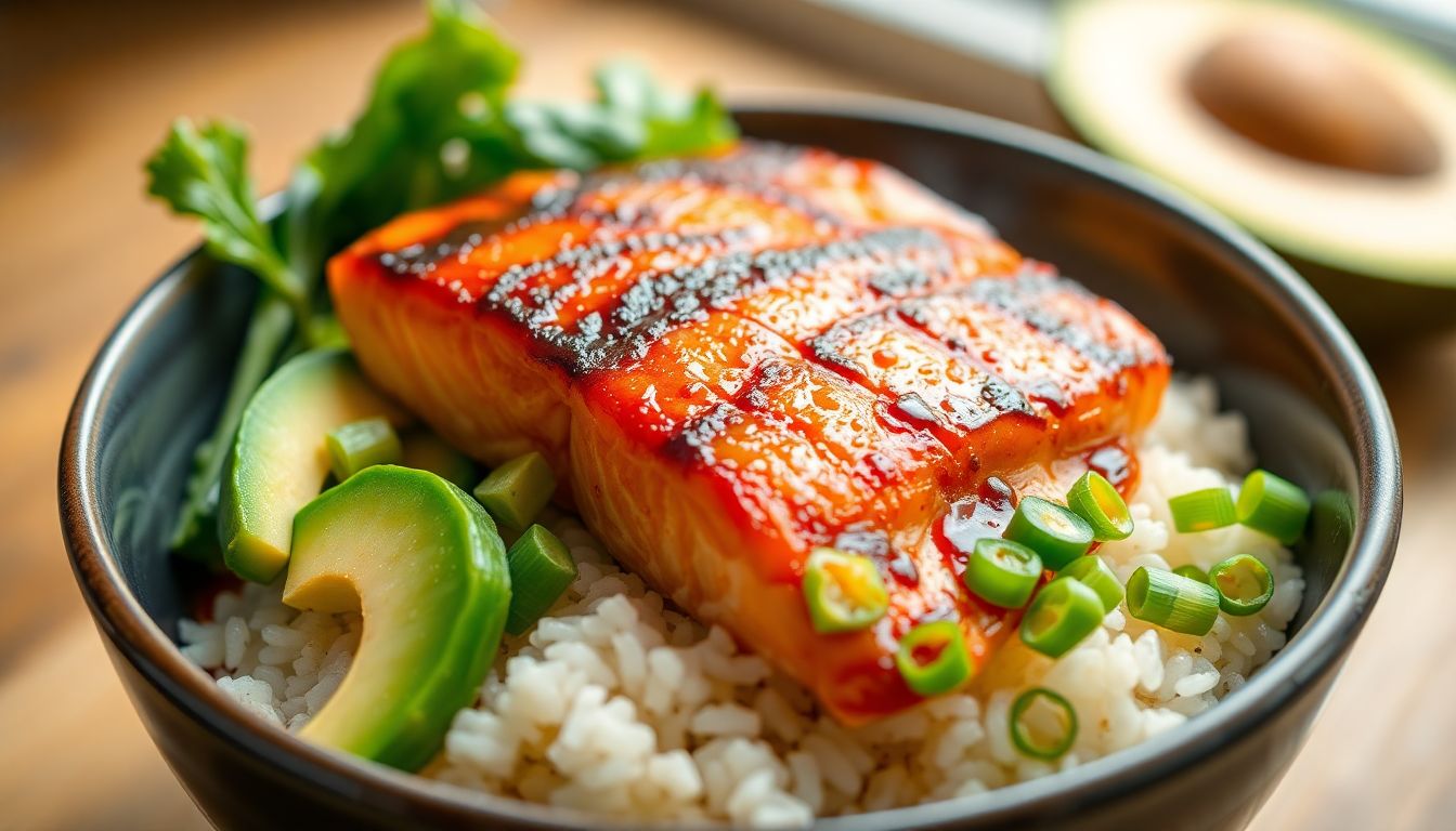 Teriyaki Salmon Bowl
