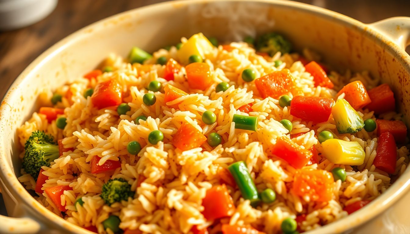 Easy One-Pot Vegetable & Rice