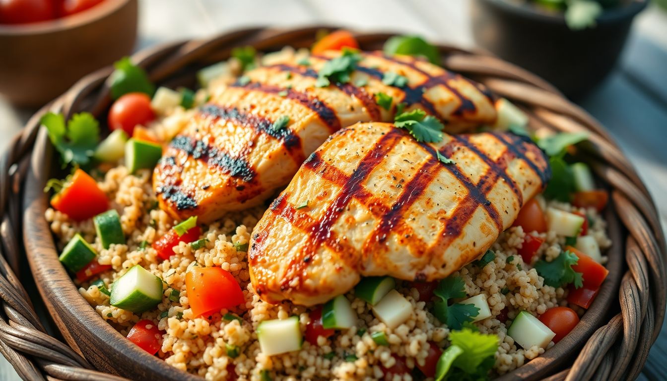 Grilled Chicken & Quinoa Salad