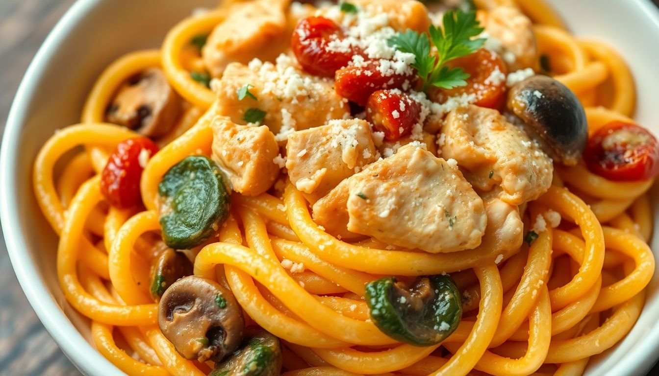 Creamy Tuscan Chicken Pasta