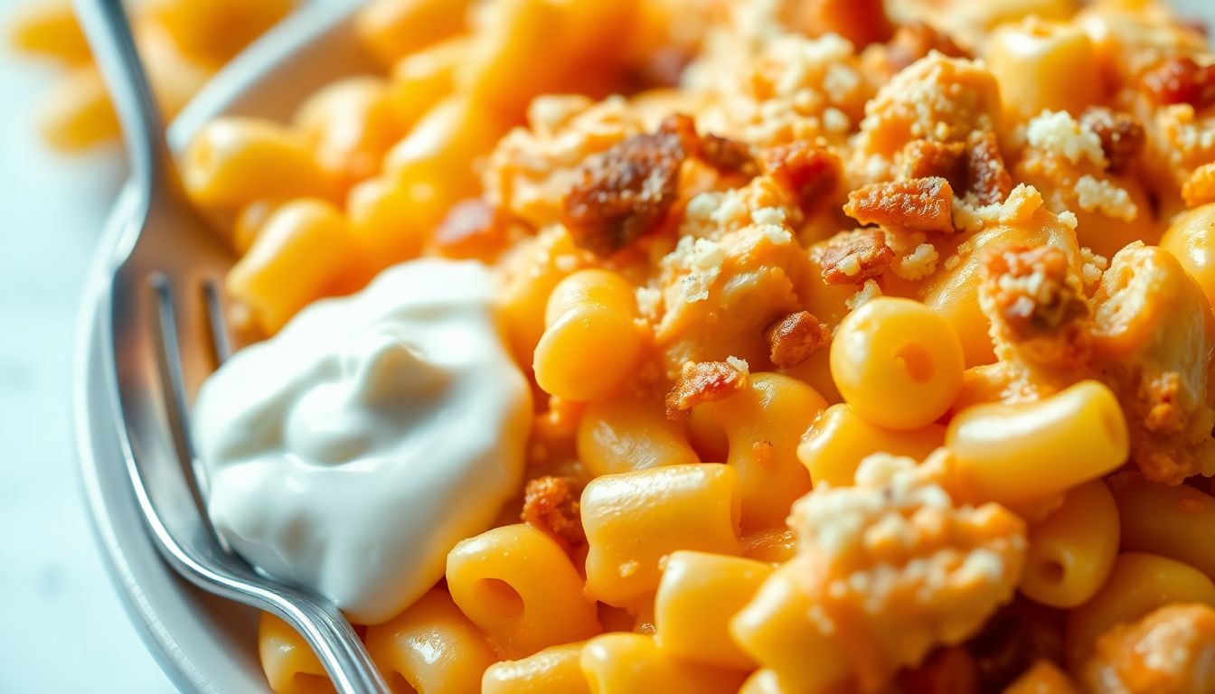 Buffalo Chicken Mac and Cheese