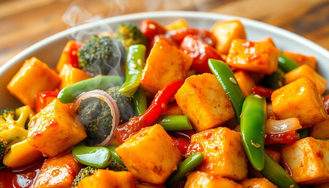 Spicy Tofu Stir-Fry