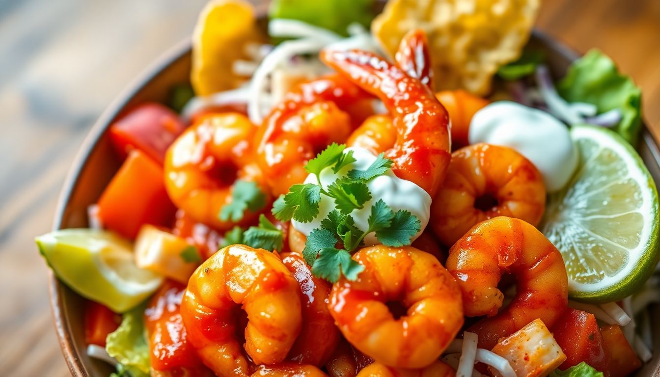 Spicy Shrimp Taco Bowl Recipe
