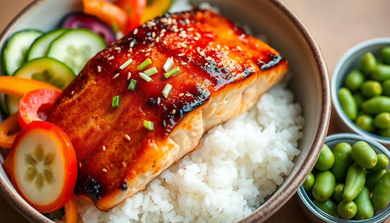 Teriyaki Salmon Bowl