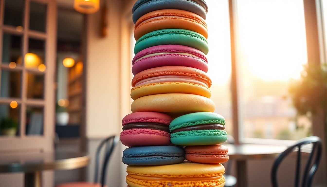 Exquisite Macaron Tower
