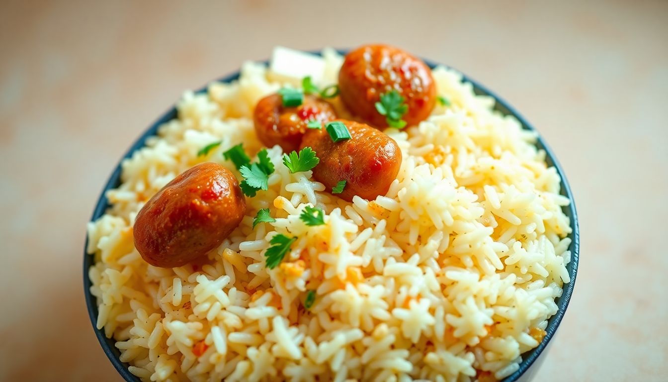 One-Pot Sausage and Rice