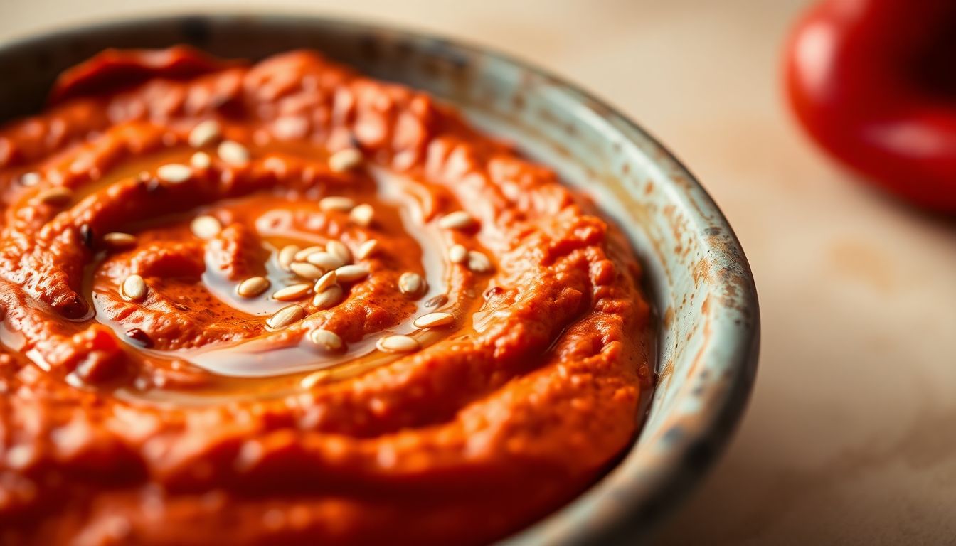 Roasted Red Pepper Hummus