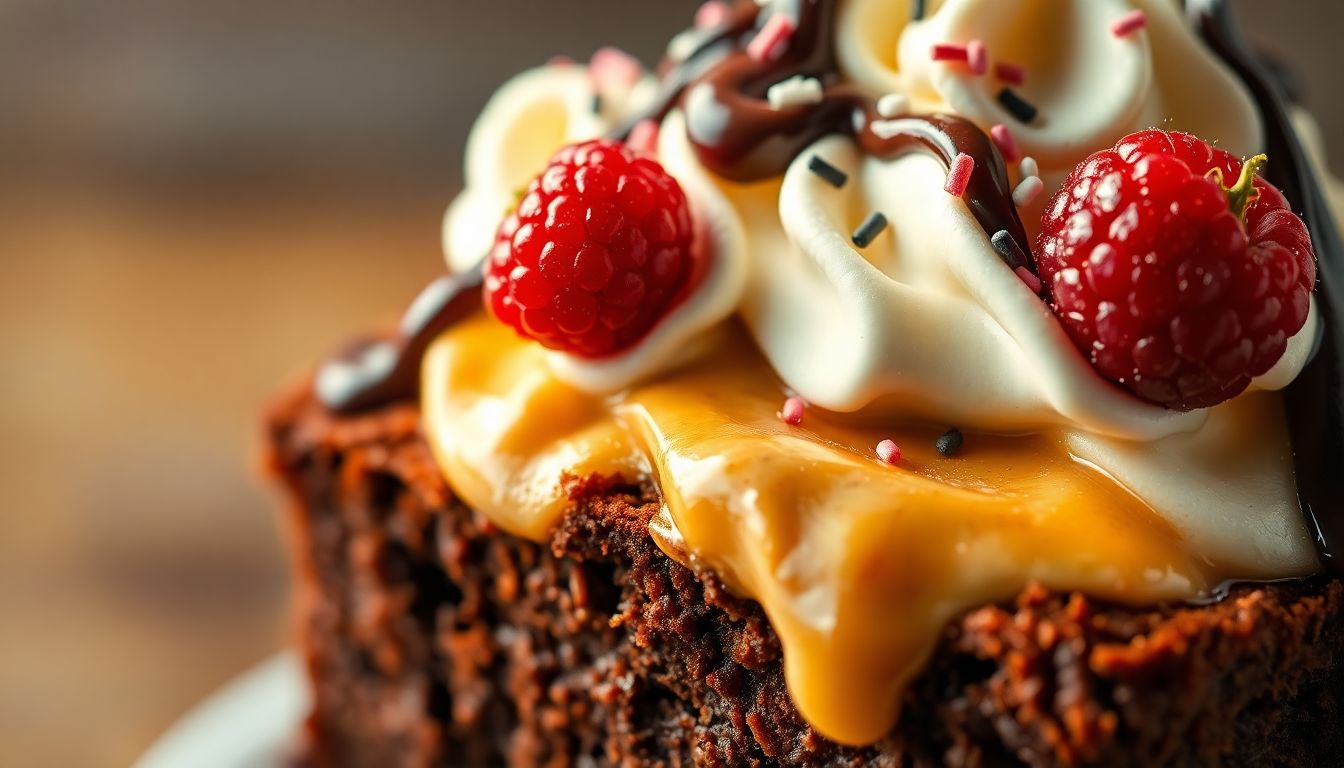 Decadent Chocolate Brownie Sundae