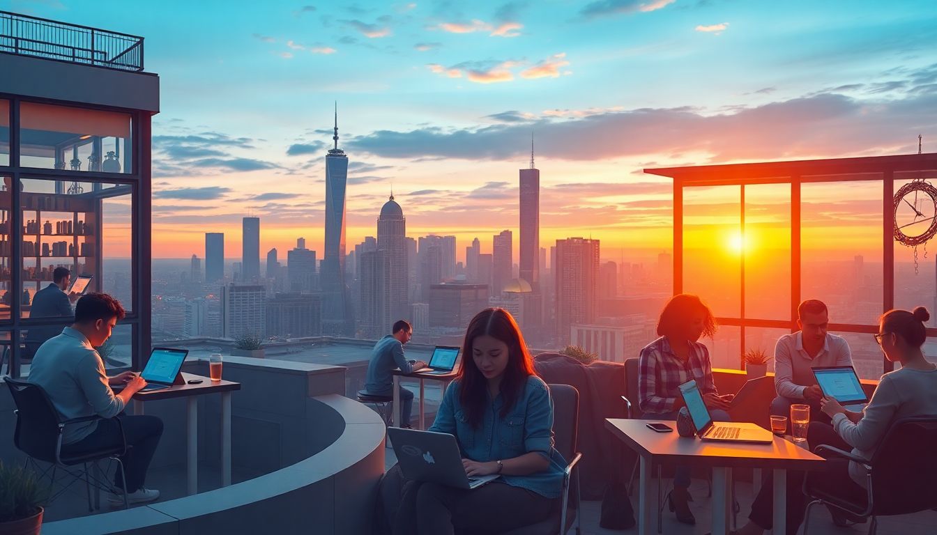 Remote Digital Marketing Workspace