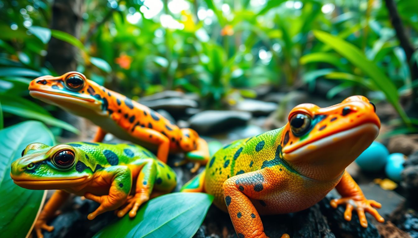 Colorful Amphibians
