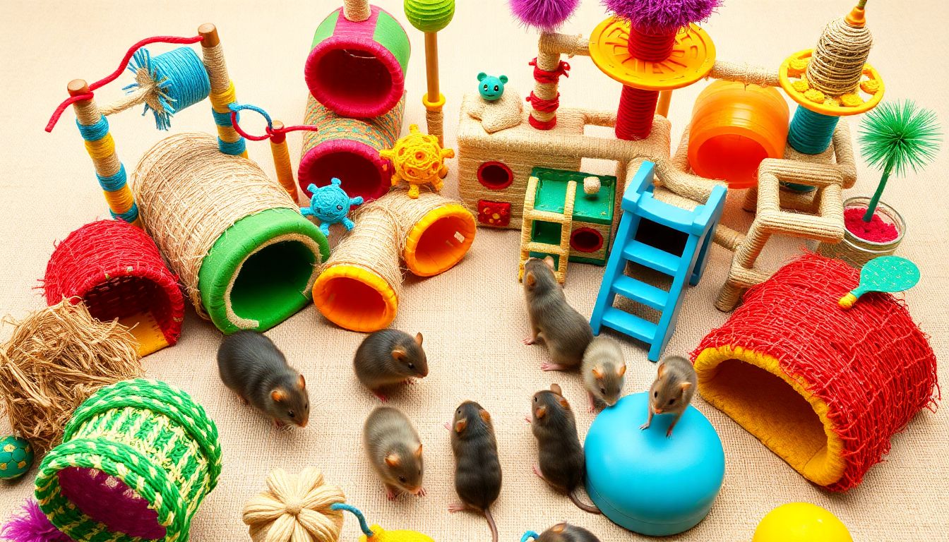 Fun and Enriching Toys for Pet Mice