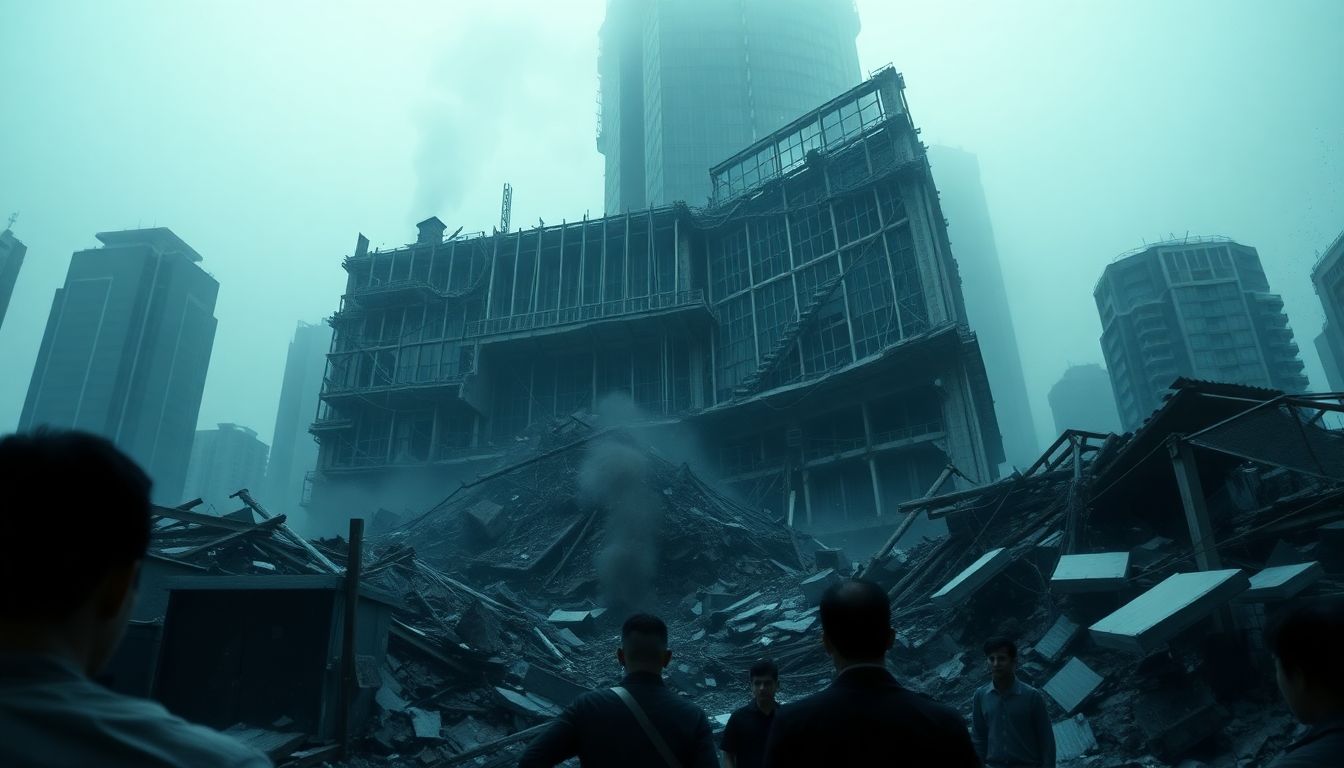 Collapsed Skyscraper in Bangkok
