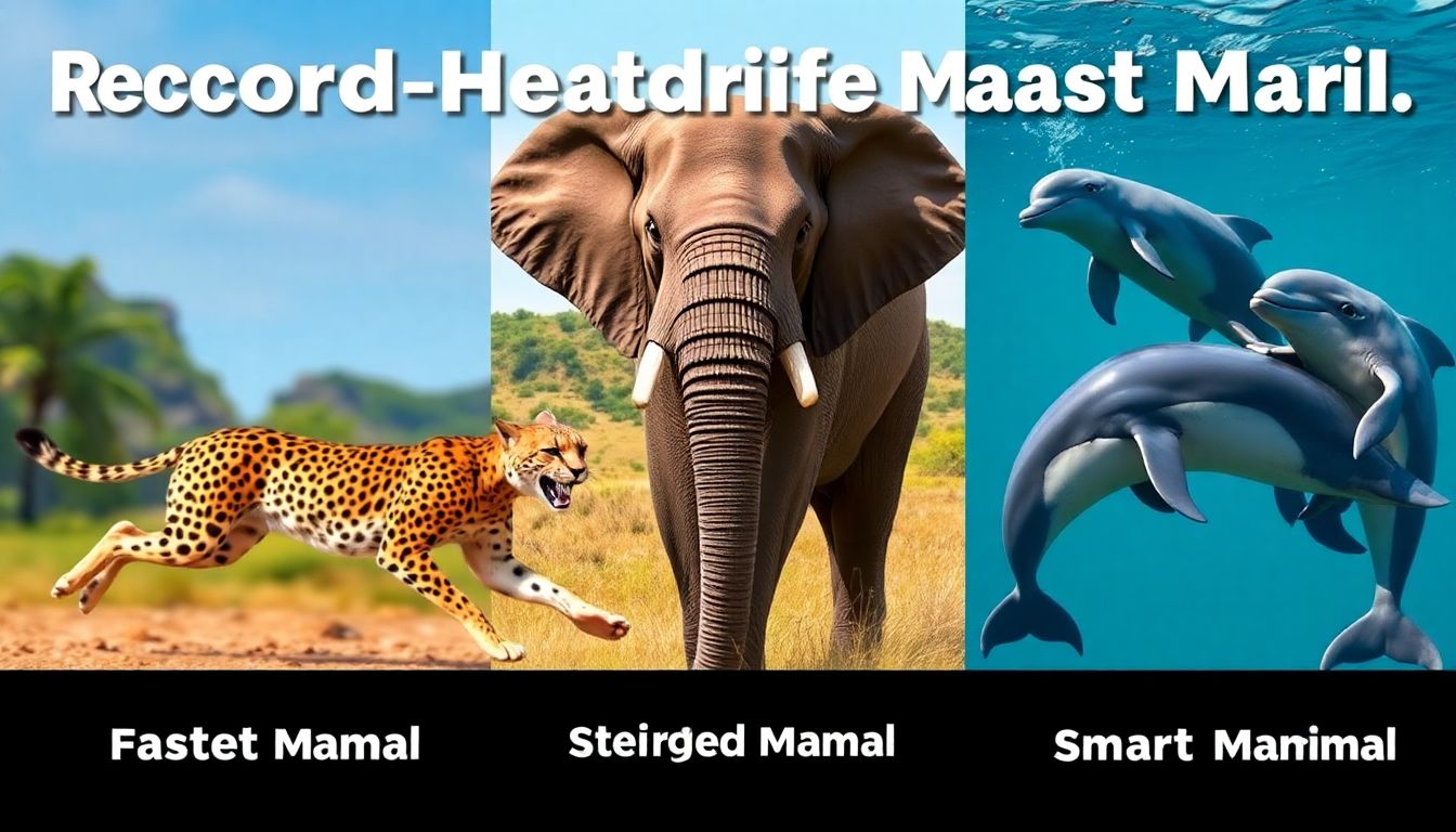 Fastest, Strongest, Smartest: Record-Holding Mammals You’ll Love