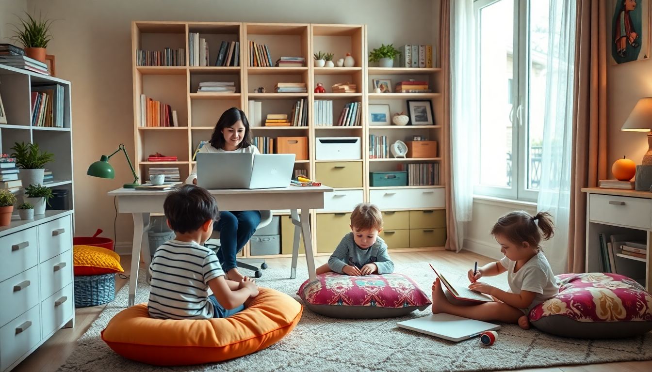 Working from home with kids
