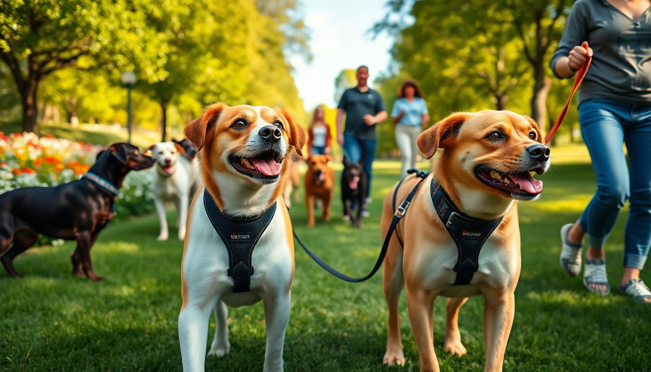 Dog walking equipment comparison