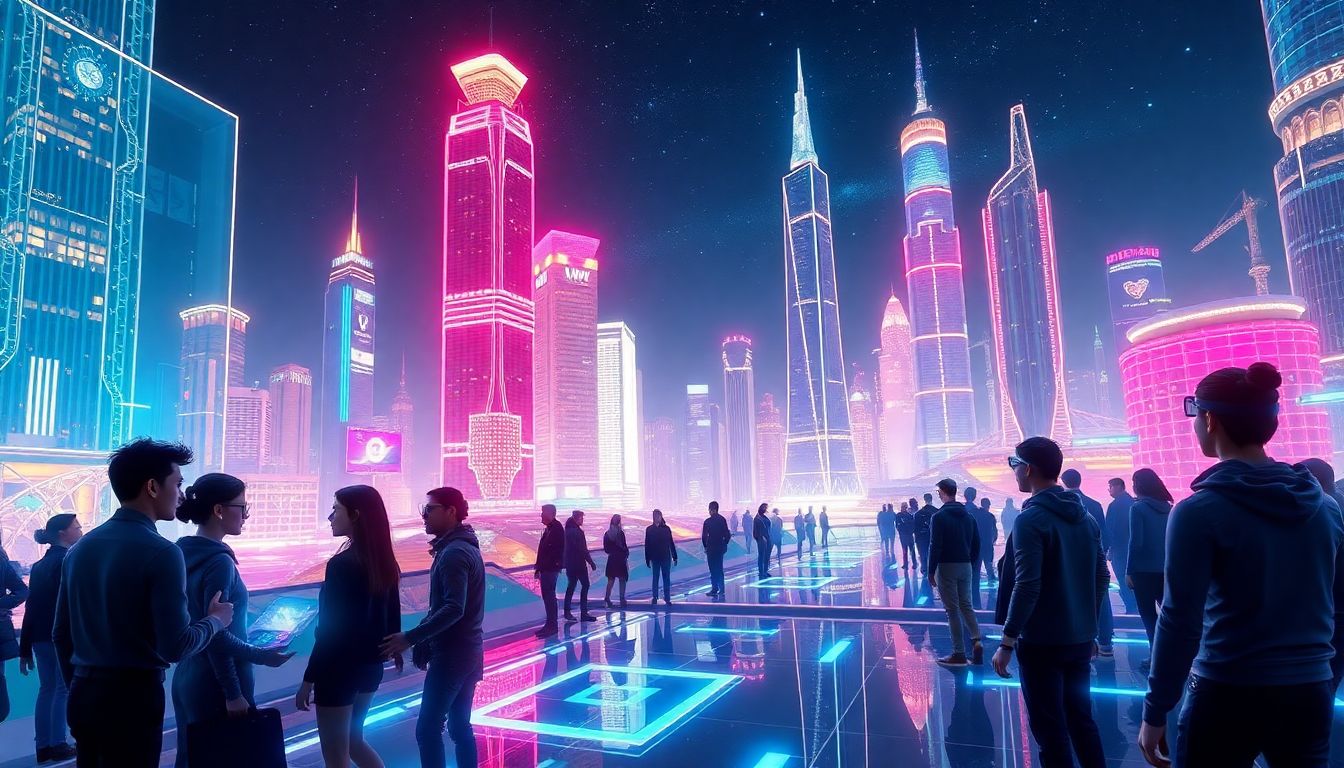 صورة توضيحية للمستقبل الميتافيرس