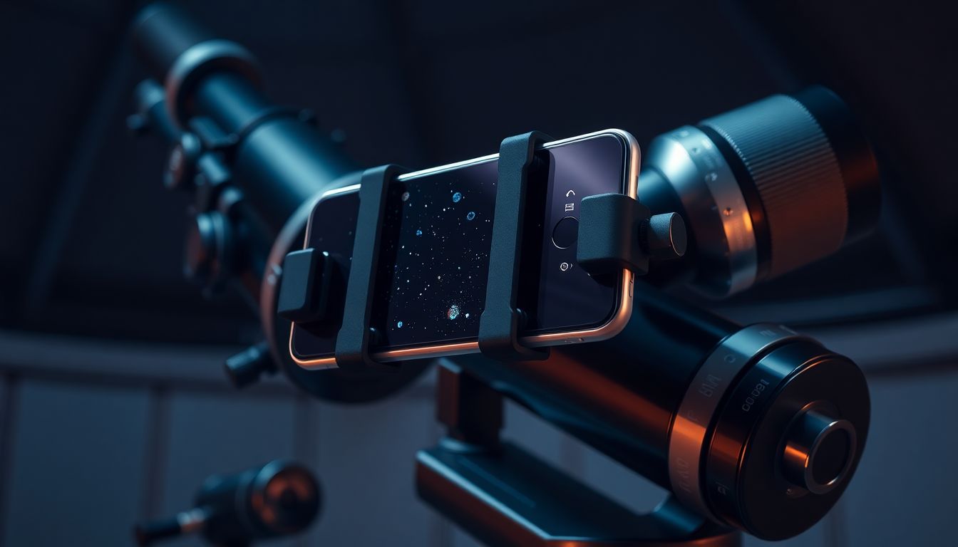 Cell Phone Holder for Telescope