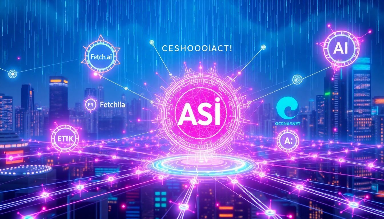 AI Tokens Surge: Fetch.ai, SingularityNET, and Ocean Protocol Merge to Form ASI