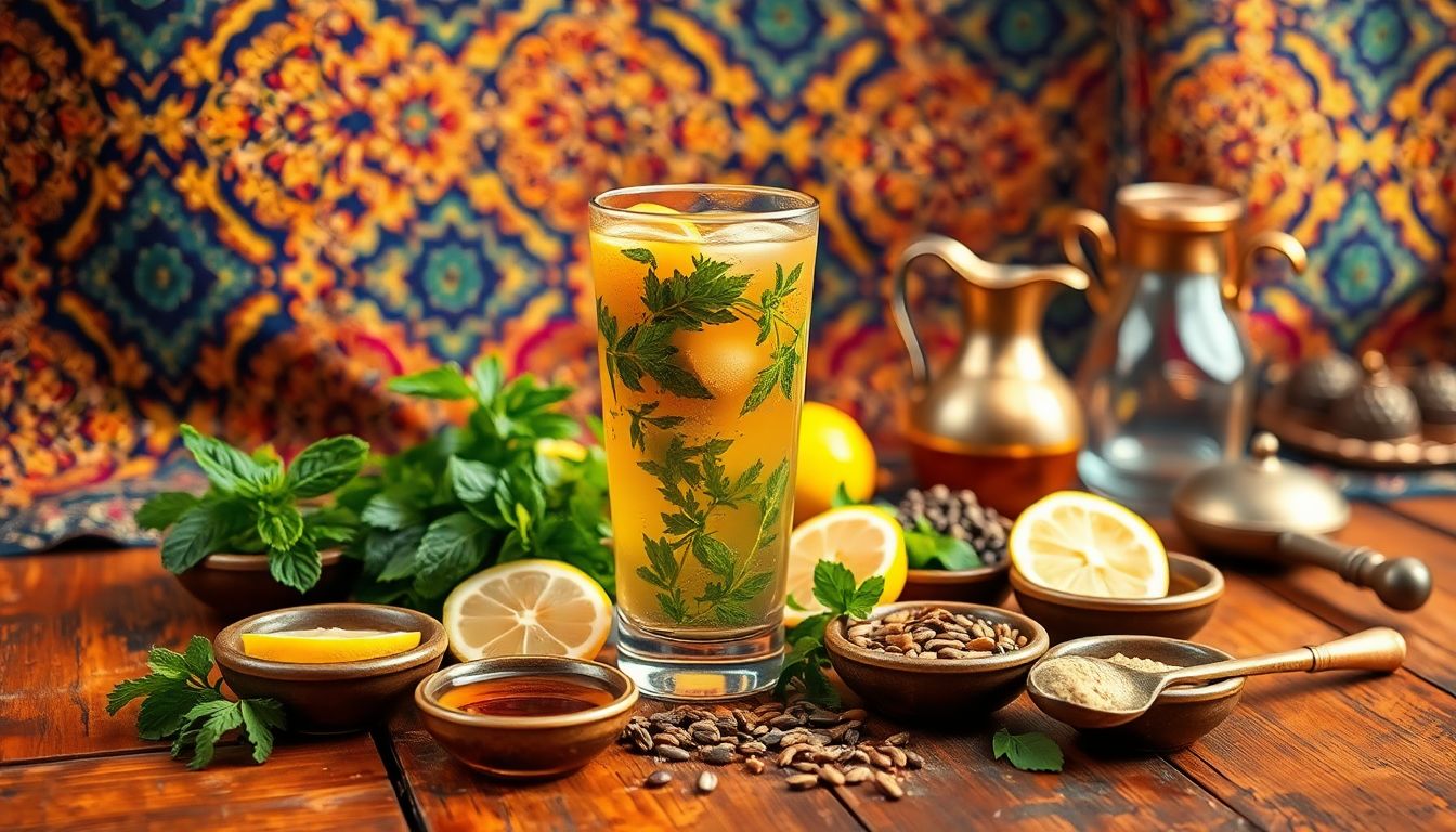 مشروب تخم شربتي