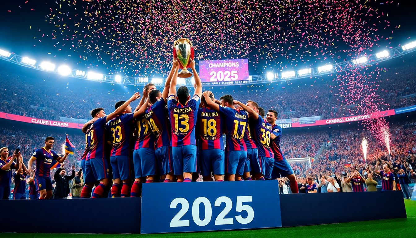 FC Barcelona Wins La Liga Again in 2025 2 FC Barcelona Secures La Liga Title Again in 2025