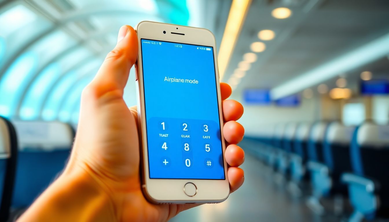 Image of a smartphone with network icons