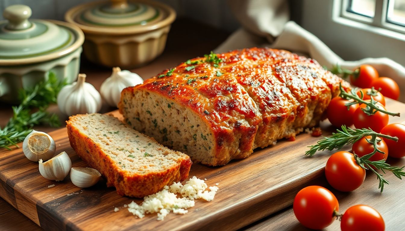Chicken and Parmesan Meatloaf