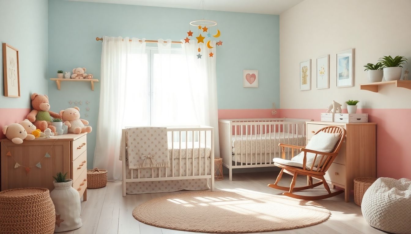 Imagem de decoração para quarto de bebê